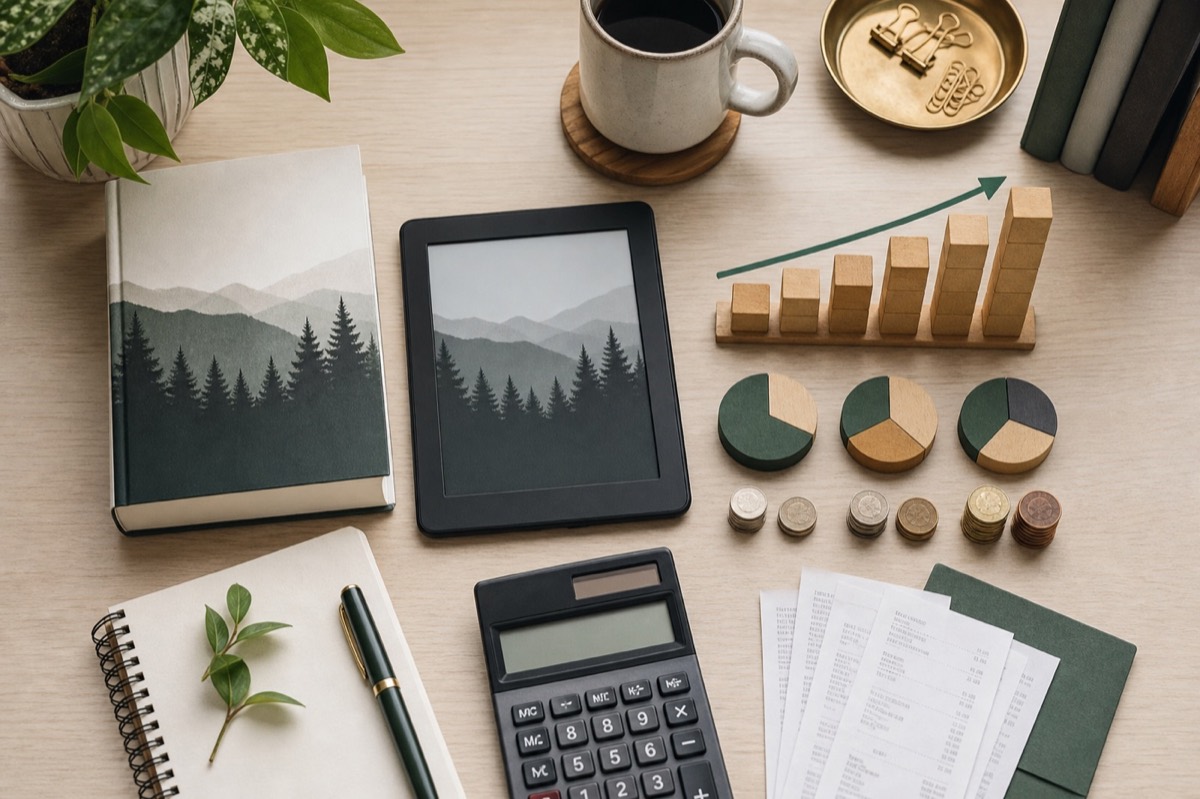 ManuBook blog image: How much do authors earn per book? A realistic breakdown