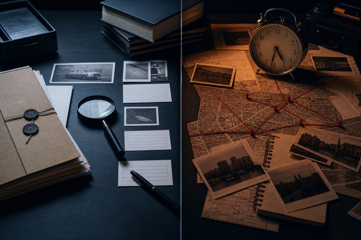 ManuBook blog image: Mystery vs thriller: what promise does your book make?
