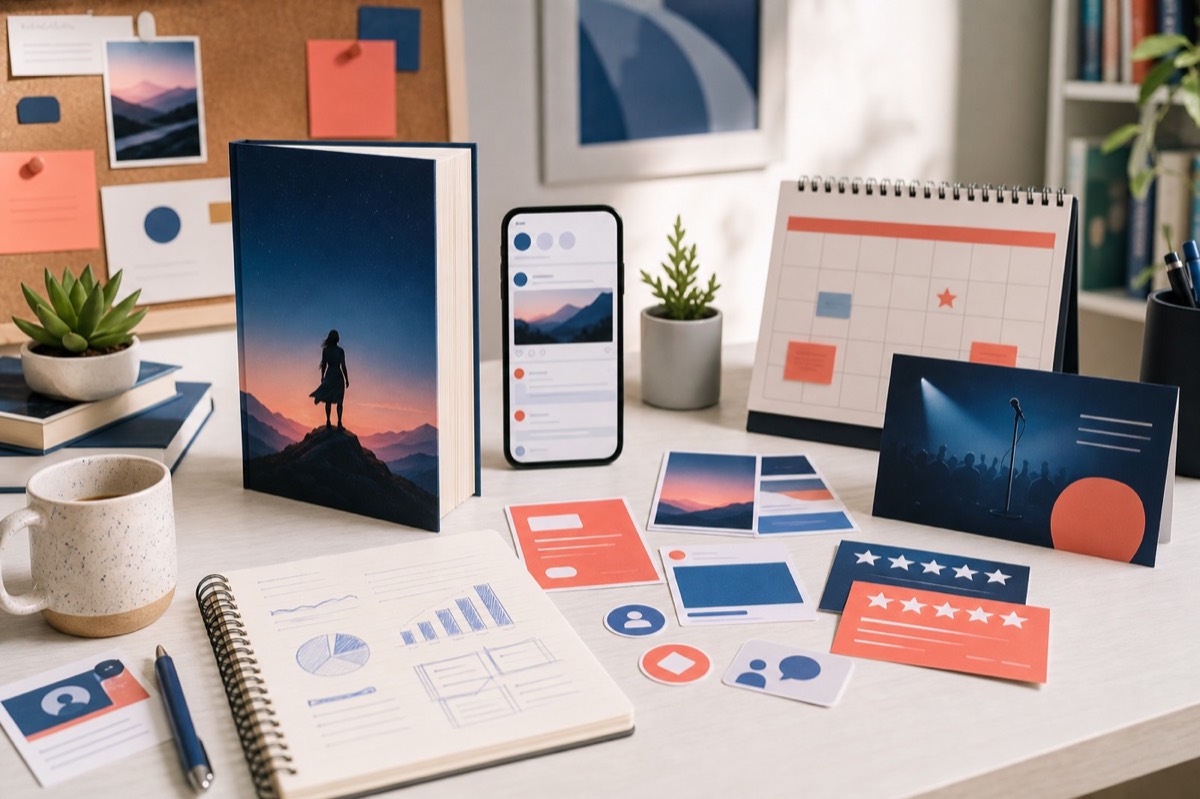 ManuBook Blogbild: Marketing für Buchautoren: Ein nachhaltiger Plan ohne Dauerwerbung