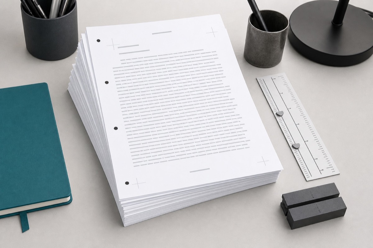 ManuBook Blogbild: Was sind Normseiten? Format, Berechnung und Verwendung