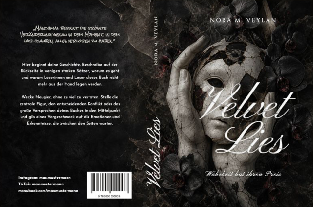 ManuBook Buchprojekt mit professionellem Cover